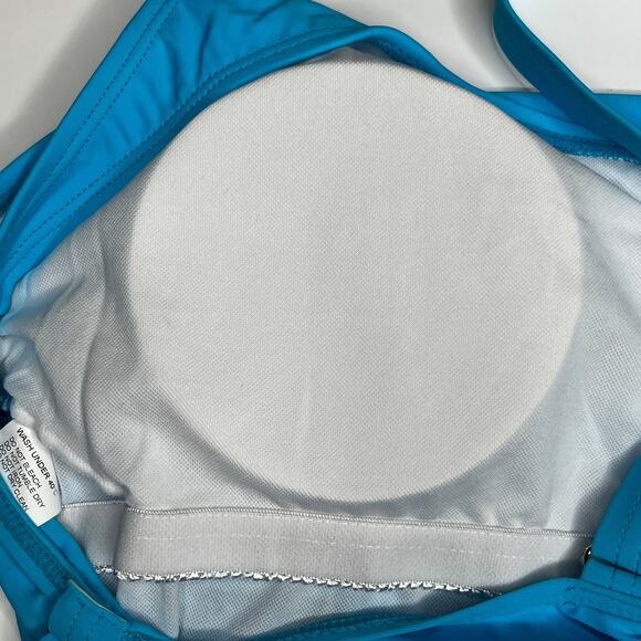 Two Piece Turquoise Tankini Swimsuit New L - Picture 5 of 9